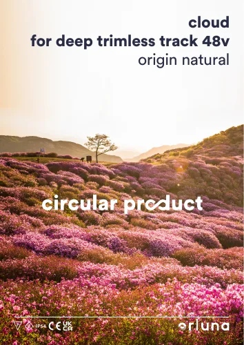 CLOUD FOR DEEP TRIMLESS TRACK 48V ORIGIN NATURAL GREEN