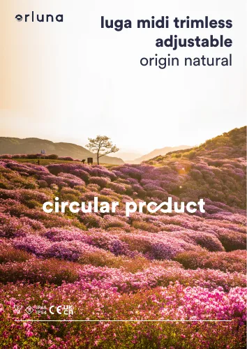 Luga Midi Trimless · Adjustable · Origin Natural