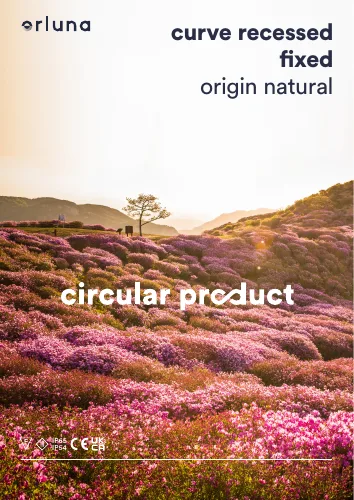 CURVE RECESSED FIXED ORIGIN NATURAL GREEN nf