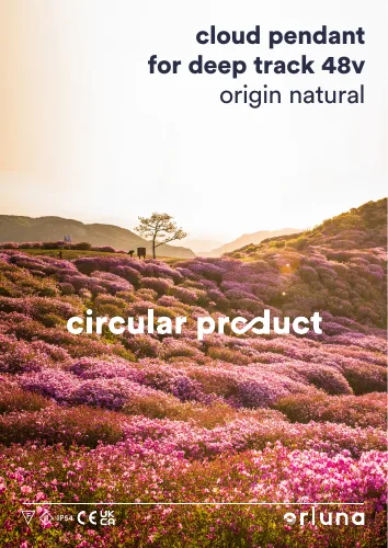 Cloud Pendant For Deep Track · Black Track Adapter · Origin Natural