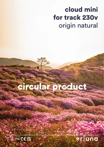 CLOUD MINI FOR TRACK 230V ORIGIN NATURAL GREEN nf