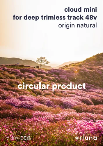 CLOUD MINI FOR DEEP TRIMLESS TRACK 48V ORIGIN NATURAL GREEN nf