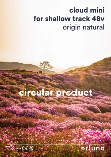 CLOUD MINI FOR SHALLOW TRACK 48V ORIGIN NATURAL GREEN nf
